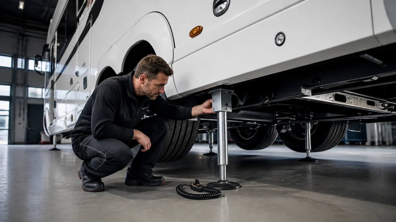 Professional installation at GNS Reisemobiltechnik